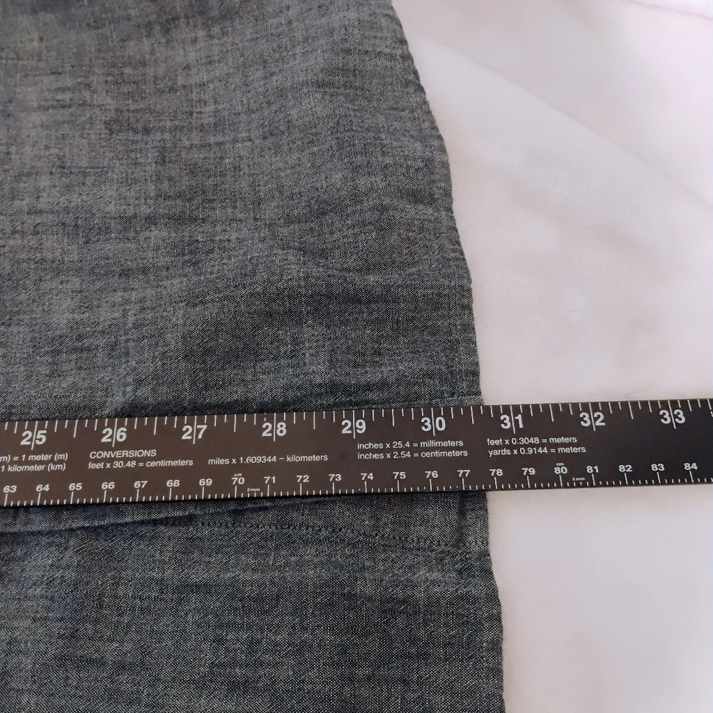 Banana Republic Slim Fit Denim Color Cotton Button Shirt Long Sleeve‎ XL Mens A